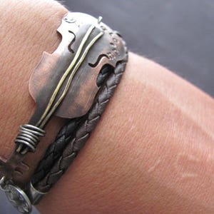 Violin bracelet Musician bracelet Musician Bracelet Violin Leather Bracelet Musical Bracelet Gift Music Bracelet Gift Violin Bracelet image 2