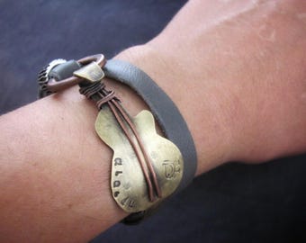 Läderarmband Damarmband Läderarmband Damläderarmband Läderarmband Läderarmband Läderarmband för kvinnor Wrap-present