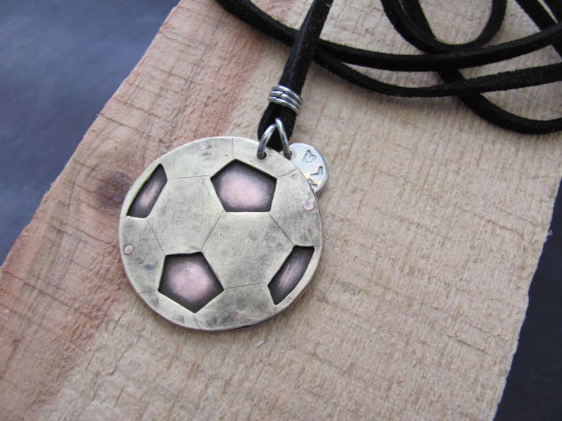 Men Sport Jewelry Men Sport Necklace Soccer Necklace Men Etsy