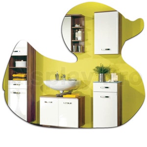Acrylic Kids Rubber Duck Mirror - Made in UK