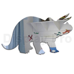 Acrylic Kids Dinosaur Triceratops Mirror - Made in UK