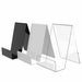Acrylic Book Stands - Clear - White - Black 