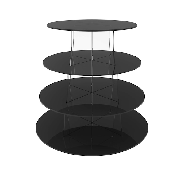 Chefkit Acrylic Cupcake Stand Display - Round