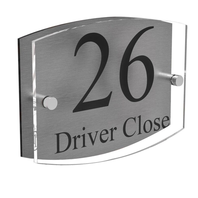 Acrylic House Signs Etsy UK