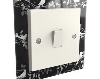 Bird Silhouette Printed Light Switch Surrounds