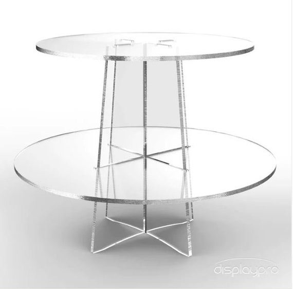 Round Acrylic Cupcake Stands Etsy UK