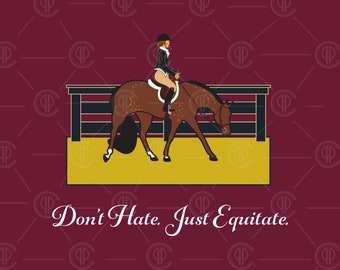 Adult Huntseat. Don't Hate. Just Equitate.