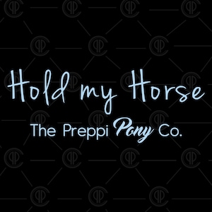 Adult Hold My Horse