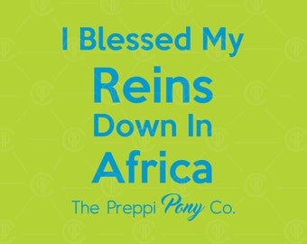 Adult I Blessed My Reins Down In Africa.