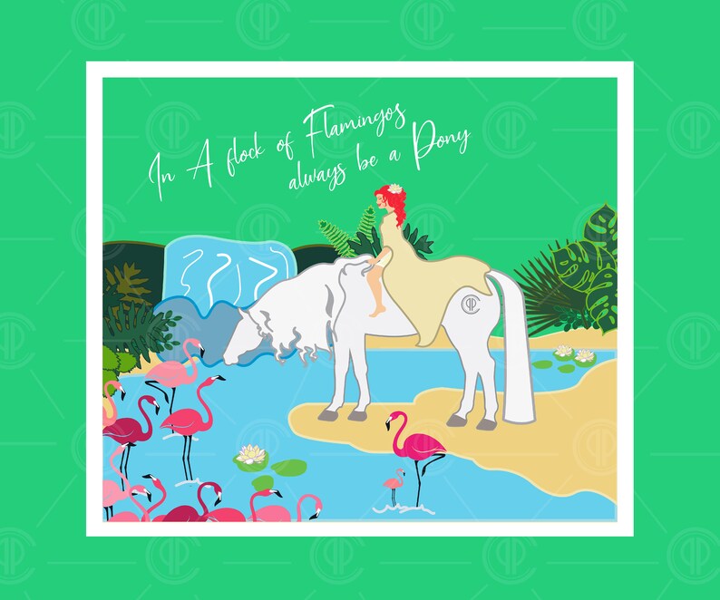 Adult In a Flock of Flamingos, Always Be a Pony. image 1