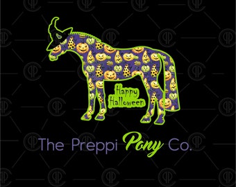 Adult Halloween Witch Themed PPC Horse Logo