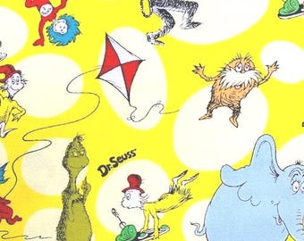 Robert Kaufman Dr Seuss Fabric "Celebrate Seuss"