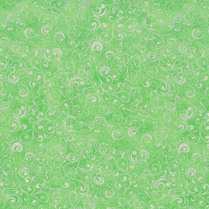 Suite Christmas Fabric Metallic Scroll