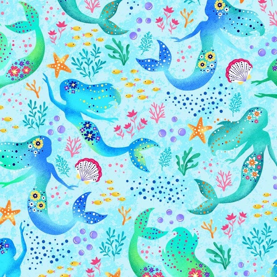 Michael Miller Sea Maidens Fabric Collection