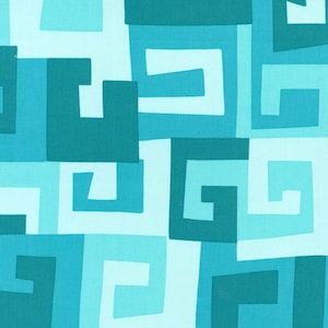 Michael Miller Fabrics - Maze in Turquoise 727