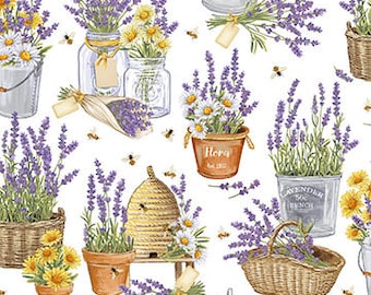 Northcott Lavender Market 3 Fabric Collection