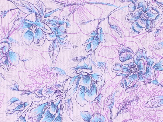 Choice Fabrics In Stitches Purple Fabric Collection