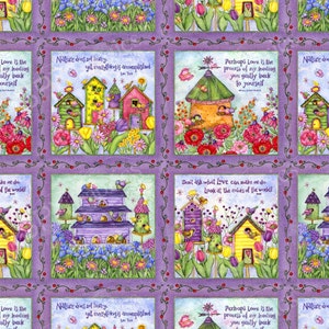 SPX Fabrics Birdhouse Gardens Fabric  623