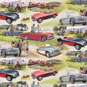 Michael Miller Austin Healey Fabric Collection