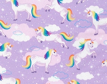 Robert Kaufman Enchanted Rainbow Fabric Collection