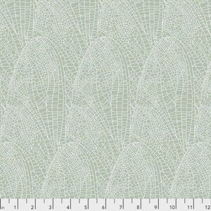 Free Spirit Fabrics Shell Rummel Lt Green Collection Delicate Wing