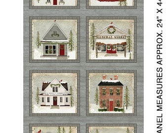 Benartex Snow Village Fabric Collection