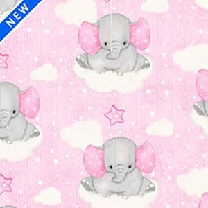 A. E. Nathan Comfy Flannel Baby Elephant Collection
