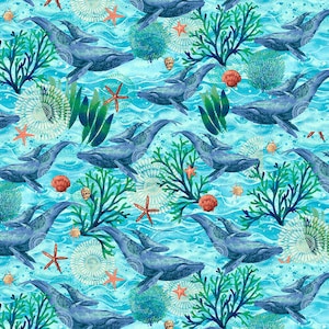 Studio E Fabric Deep Blue Sea Fabric Collection