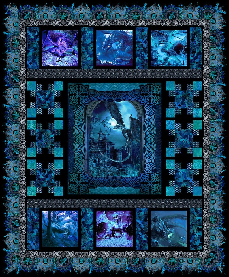 Dragons Quilt Kit by Jason Yenter Dragons Quilt Kit by Jason Yenter