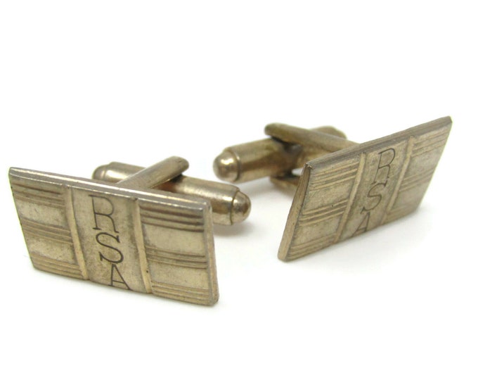 RSA Cufflinks for Men's Vintage Men's Jewelry Nice Design