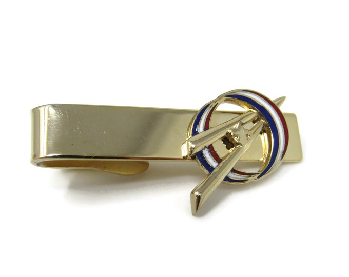 BSA Boy Scouts Tie Clip Tie Bar: Vintage Gold Tone - Stand Out from the Crowd with Class