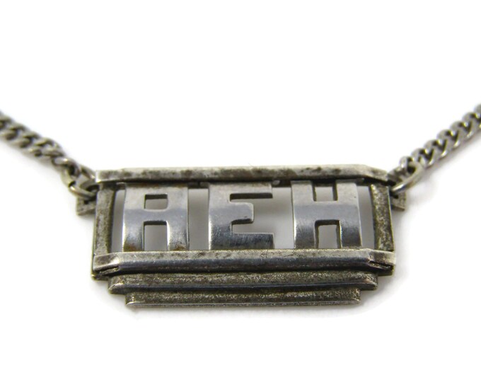 Cool Tie Clip Vintage Tie Bar REH Gift for Dad Son Husband Boyfriend