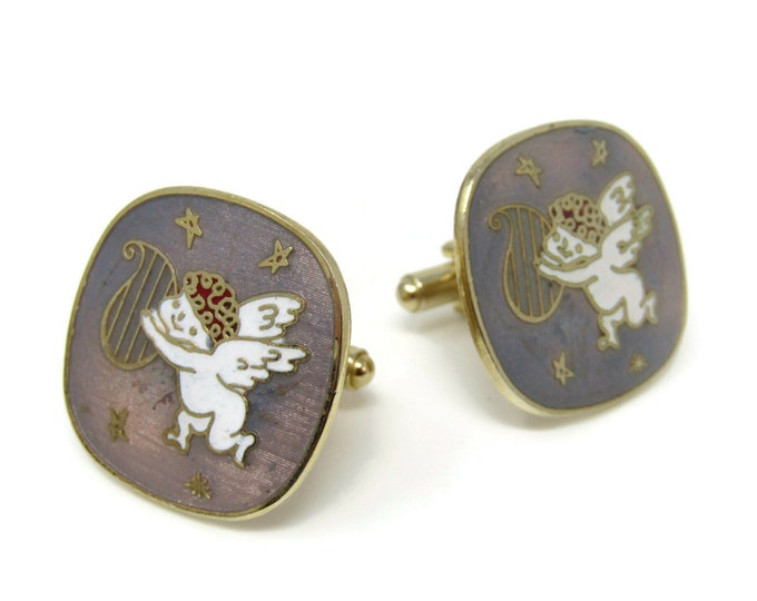 Angle Harp Cufflinks for Men's Vintage Men's Jewelry Nice Design