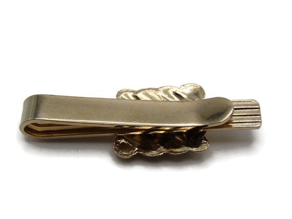 Diagonal Square and Horizontal Line Gold Tone Ind… - image 3