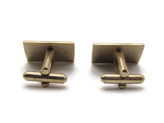 Diagonal Lines & Motif Cuff Links Men's Jewelry G… - image 2