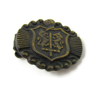 Coat of Arms Lions Shield Tie Clip Men&#39;s Vintage Nice Design