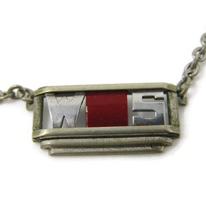 Letters WS Initials Tie Clip Men&#39;s Vintage Tie Bar Rare Art Deco Design