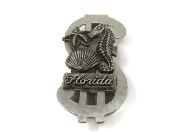 Florida Money Clip Dollar Sign Seahorse Design Vi… - image 2