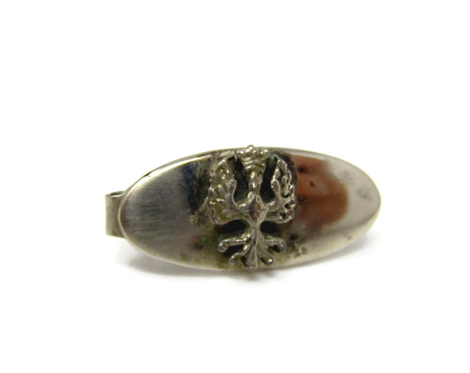 Cool Tie Bar Tie Clip Vintage Eagle Crest Design Gift for Dad, Husband, Son, Boyfriend