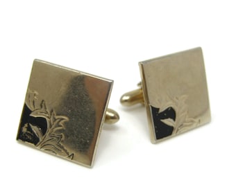 Leaf Corner Cufflinks for Men's Vintage Men's Jewelry Nice Design