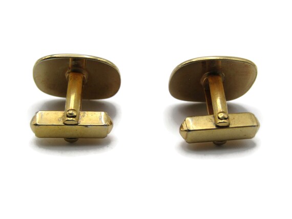 Rounded Edge Line Design Cuff Links Men's Jewelry… - image 2