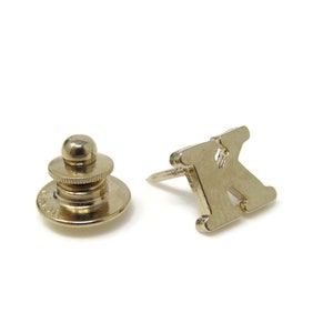 Letter K Initial Tie Tack Pin Vintage Men&#39;s Jewelry Nice Design