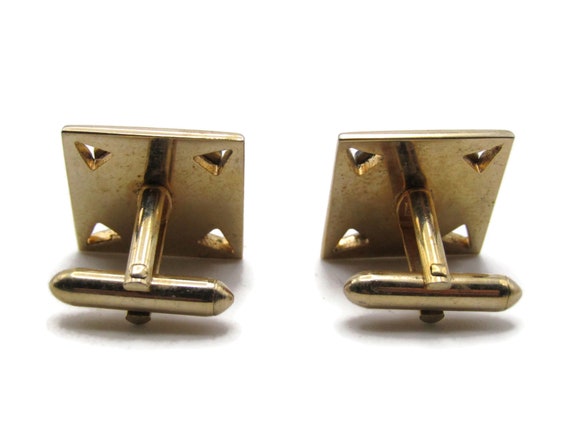 Spotted Blue Rhinestone Inlay Cuff Links Men's Je… - image 2