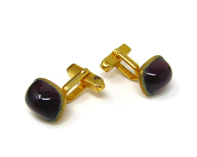 Purple Cufflinks for Men Vintage Nice Design