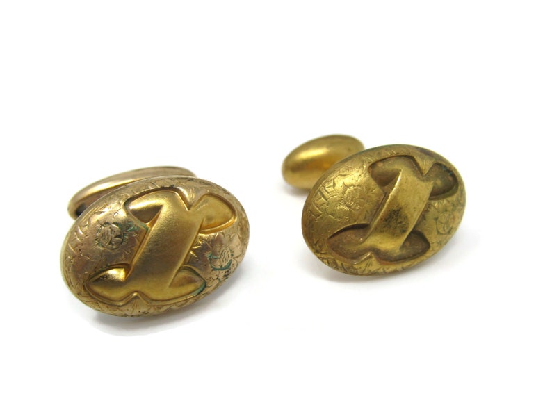 Stand Out with Style Stitch Center Antique Fit in with Class Vintage Cufflinks for Men
