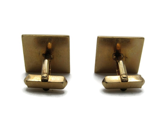 A Letter Initial Monogram Square Cuff Links Men's… - image 2