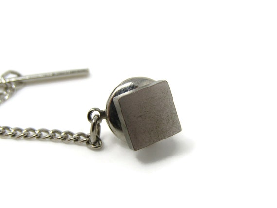 Classic Square Tie Tack Pin Vintage Men's Jewelry… - image 2