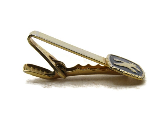 Bowling King Tie Clip Tie Bar Men's Jewelry Gold … - image 2