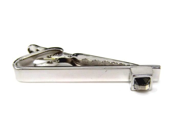 Vintage Tie Clip Tie Bar: Dark Jewel Beautiful Design & Quality