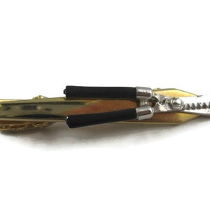 Vintage Tie Bar Clip: Craftsman Tools Sheers Clippers Yard Work Theme